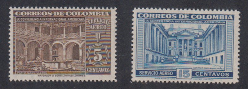 Colombia - 1948 - SC C148-49 - VLH