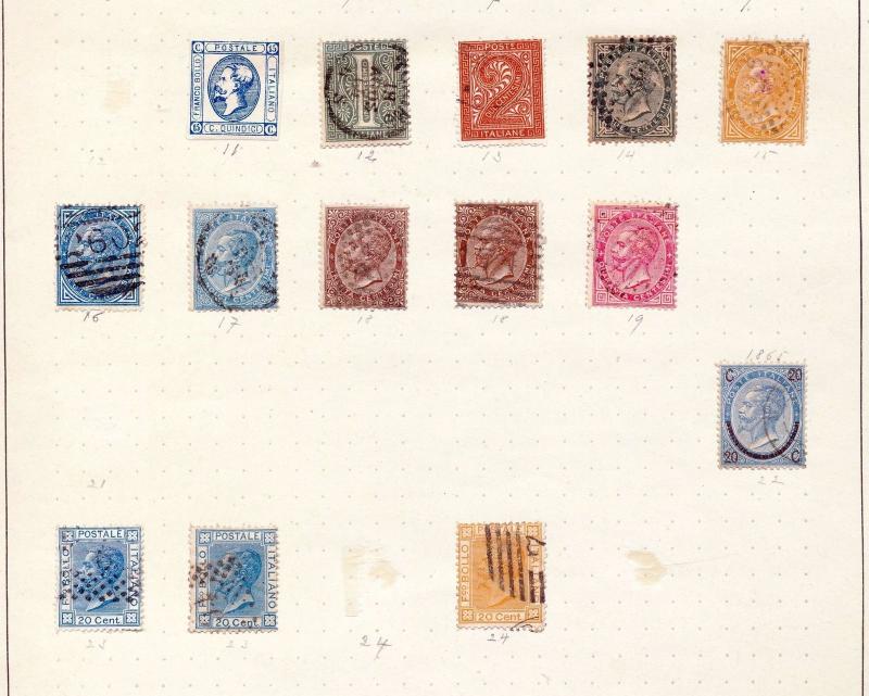 Italy Early/Mid Used Collection (Appx 120+Stamps) Ta 701