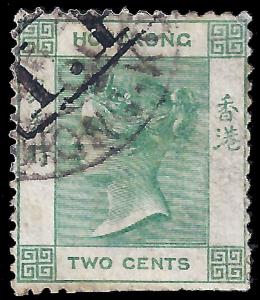 Hong Kong 1900 Sc 37 uvg short perfs at bottom