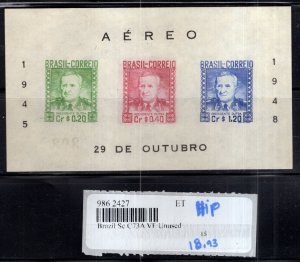 9862427 Brazil Sc C73A VF Unused CV 80$++