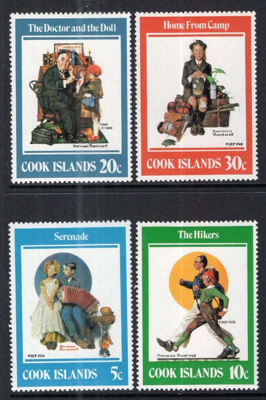 Cook Islands 683-685 Norman Rockwell MNH VF