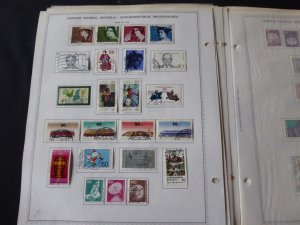 Germany 1971-1980 Stamp Collection on Album Pages