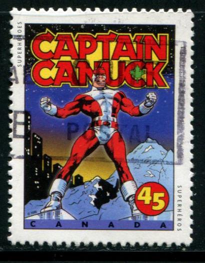 1582 Canada 45c Captain Canuck, used