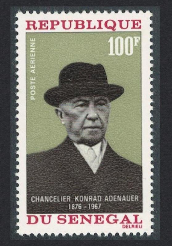 Senegal Chancellor Adenauer 1968 MNH SG#368