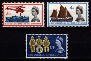 Great Britain 1963 9th International Lifeboat Conference, Set [Unused]