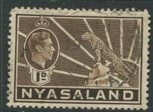 STAMP STATION PERTH Nyasaland #55 KGV 1938 Used CV$0.55.