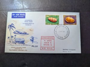 1979 American Samoa Experimental Airmail Cover Apia to Futuna Island