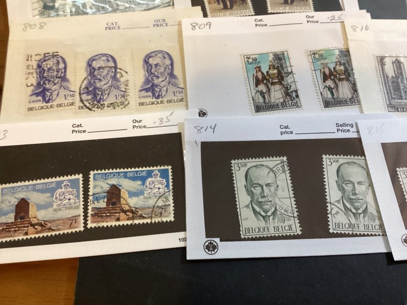 ICOLLECTZONE Belgium High CV Dealer Card Lot as received (B500-43)