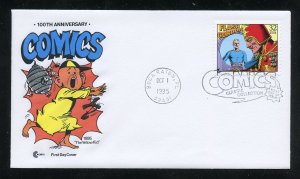 US 3000p Comic  Flash Gordon UA CCC Cover Craft cachet FDC insert