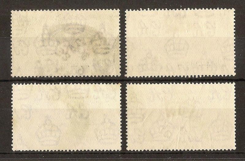 KUT 1935 Jubilee Set SG124-127 Used