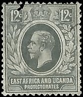 EAST AFRICA AND UGANDA   #44 USED (1)