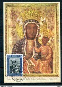 Vatican  1955 Maxi card Madonna and Child  11151