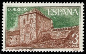 Spain #1922 Monastery; MNH