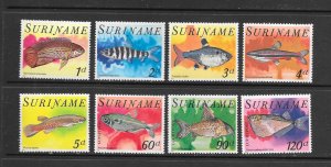 FISH - SURINAM #504-8,C85-7  MNH