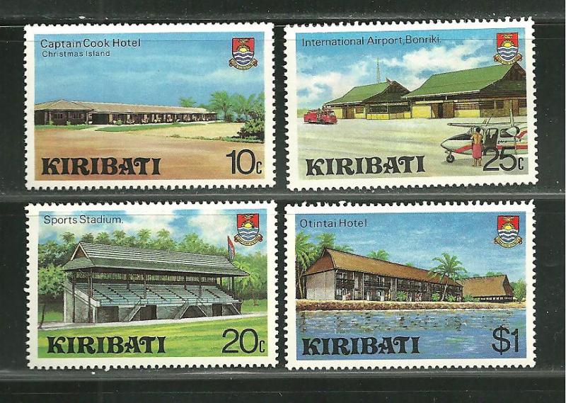 Kiribati 360-62 & 364 MNH Tourist Attractions