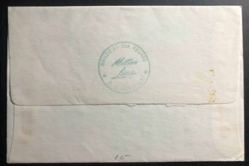 1967 Nukualofa Tonga Toga Islands Tin Can Canoe Mail Cover To Youngstown OH USA