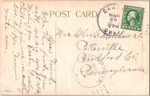 United States Pennsylvania Potterville 1913 doane 3/2  1852-1940  PC  Some ed...