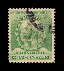 PERU STAMP 1898. SCOTT # 142. USED. ITEM 2