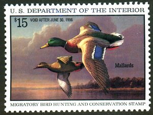 U.S. #RW62 MINT OG NH