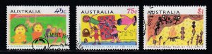 Australia # 1372-1374, International Year of the Family, Used, 1/2 Cat.