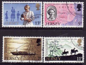 Jersey-Sc#164-7- id8-used set-Maps-Missionary Doctor-1976-