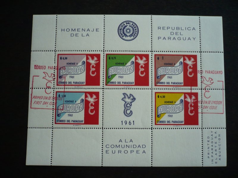 Europa 1961 - Paraguay - Souvenir Sheet