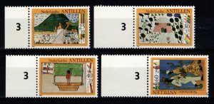 Netherlands Antilles 1980 Child Welfare, Marginal Set [Mint]