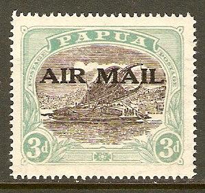 Papua New Guinea #C1 NH Regular Issue O/P Air Mail