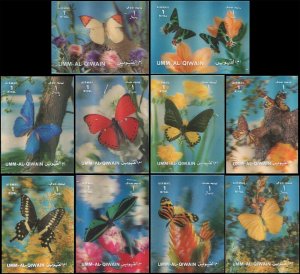 Umm Al Qiwain 1973 Butterflies