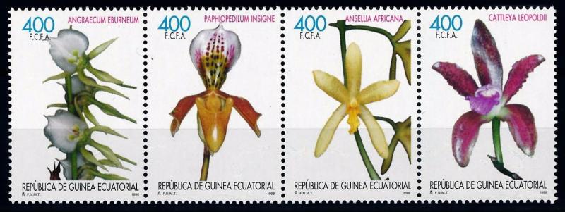 [67184] Equatorial Guinea 1999 Flora Flowers Blumen Orchids  MNH