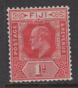 FIJI SG119 1906 1d RED MTD MINT