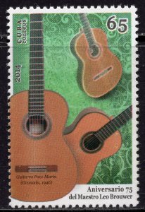 CUBA 2014 - The 75th Ann. of the Birth of Leo Brouwer - Music - Guitar - MNH