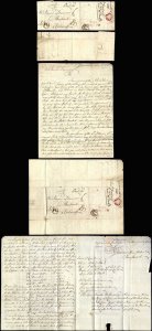 1741 entire Antwerp with the Rare Yar/mouth and pd h.s.