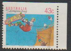 Australia SG 1181a  FU -    from booklet imperf  top righ...