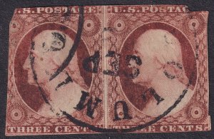 #10A Used, Fine, Pair (CV $300) (CV $150 - ID40618) - Joseph Luft