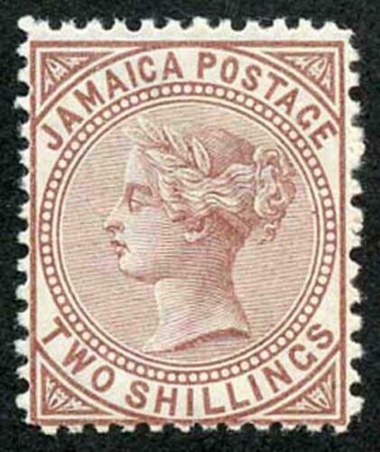 Jamaica SG14 1870-83 2/- Venetian Red Wmk Crown CC M/M 