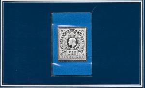 Worlds Greatest Stamps, Silver Ingots by The Franklin Mint
