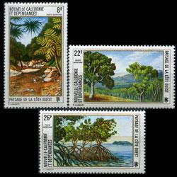 NEW CALEDONIA 1974 - Scott# C107-9 Landscapes Set of 3 NH