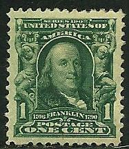 US # 300, Mint Hinge