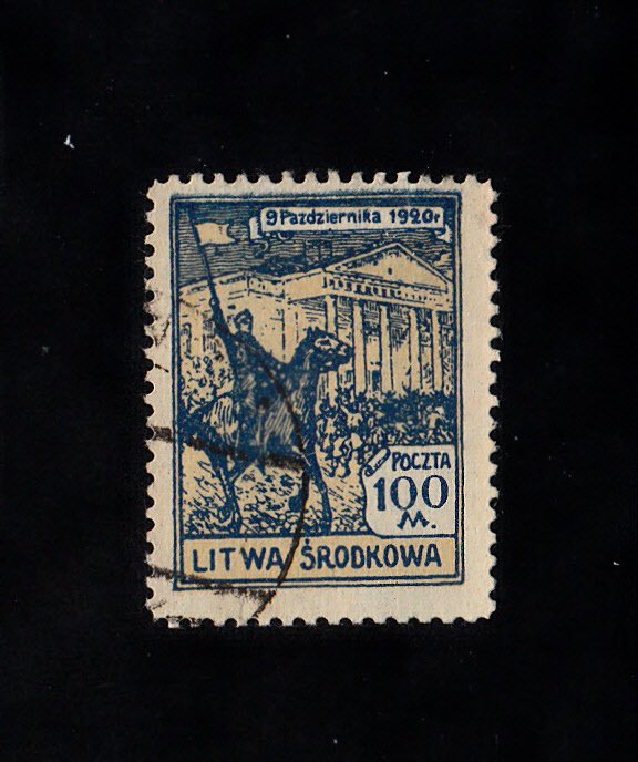 Central Lithuania Scott #57 Used