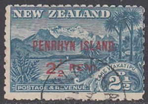 Penrhyn Island 8 Used CV $14.50