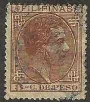 Philippines 83, used.  1880.  (P25)