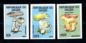 [95567] Niger 1990 (1991) Mushrooms Pilze Champignons Imperf. MNH