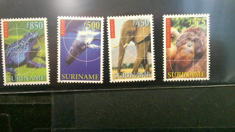 Suriname 1999 Endangered Species Issue Scott# 1182-1189 complete MNH XF set of 8