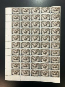 Canada #C4 Mint Fine - Very Fine Sheet Of 50