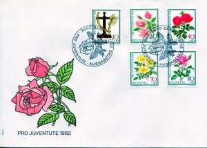SWITZERLAND: PRO JUVENTUTE 1982 FIRST DAY COVER (FDC)