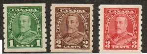 Canada 228-230 Set Mint hinged