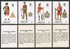 Gibraltar 226-229,MNH.Michel 225-228. Military uniforms 1969.