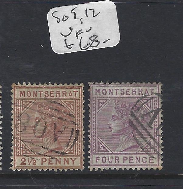 MONTSERRAT  (P2912B)  QV  SG 9, 12   VFU