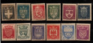 France 135-146 Set Mint Never Hinged